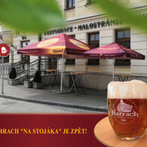 Harrach na stojáka je zpět