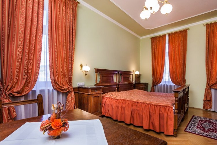 De Luxe historický pokoj v Hotelu Jelínkova vila