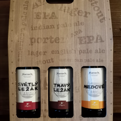 Dárková sada piv Harrach - 3 piva