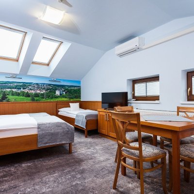Ubytování v Hotelu Jelínkova vila ve Velkém Meziříčí pro potřeby konferencí